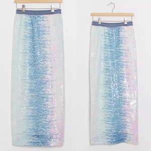 Anthropologie Anna Sui Gizela Sequined Maxi Skirt Make an offer/bundle & save!